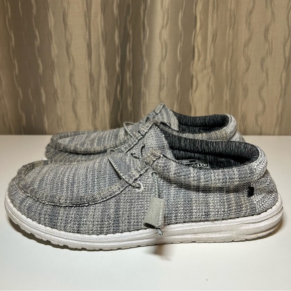 Hey Dude Wally Stretch Granite Men's 10 -110383045 - Picture 1 of 14